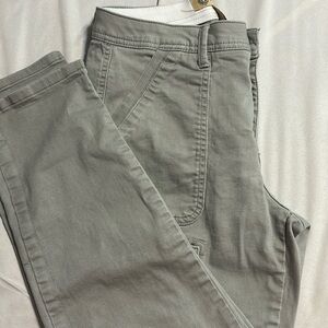 Gray cargo pants